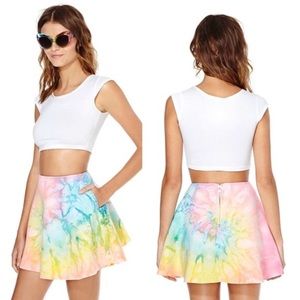 UNIF I Dye Neoprene Tie Dye Skirt